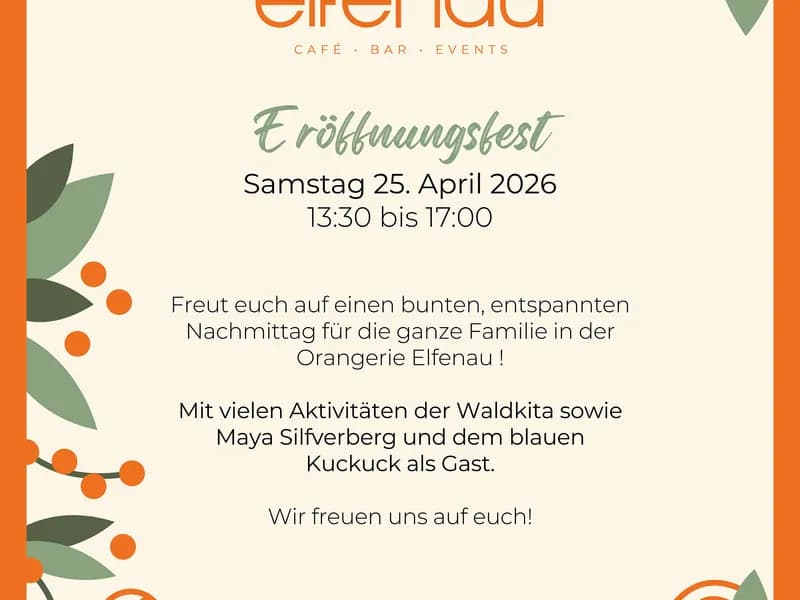 🌸 Eröffnungsfest für Familien 🌸-0 - Event Image