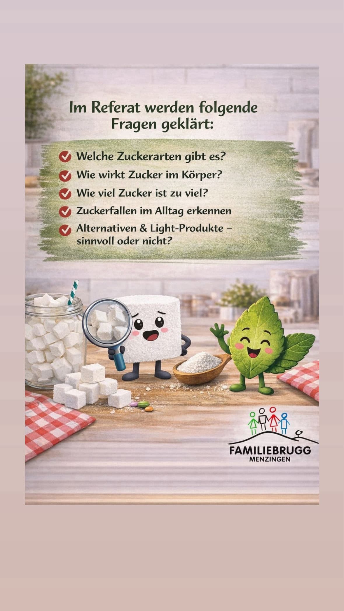 Bewusster mit Zucker umgehen - aber wie?-1 - Event Image