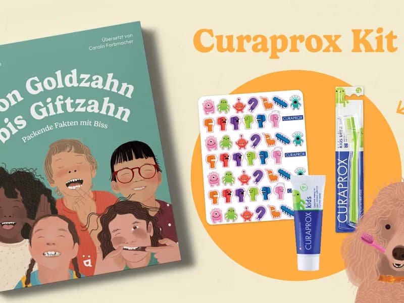 Mitmach-Sachbuch-Vorstellung mit Curaprox: „Von Goldzahn bis Giftzahn“-0 - Event Image
