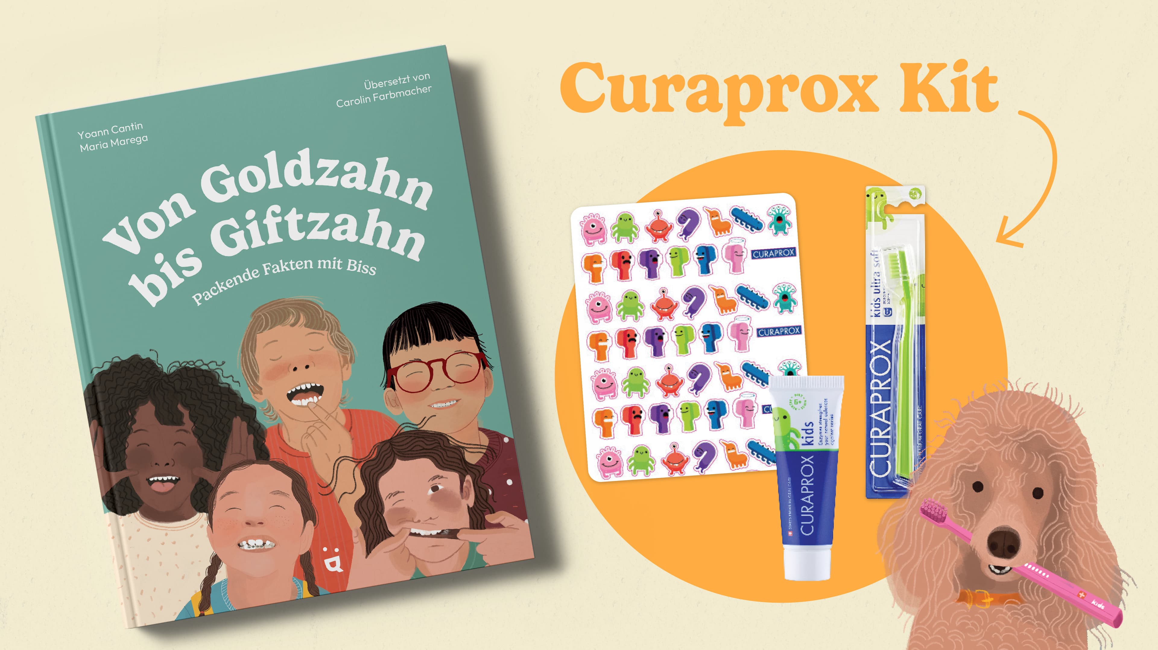 Mitmach-Sachbuch-Vorstellung mit Curaprox: „Von Goldzahn bis Giftzahn“-0 - Event Image