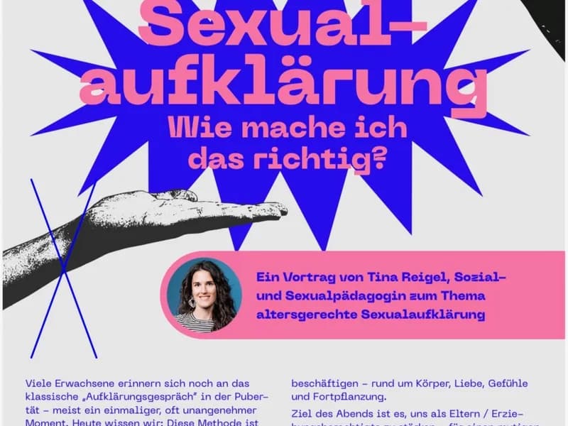 Vortrag: Sexualaufklärung - Wie mache ich das richtig?-0 - Event Image