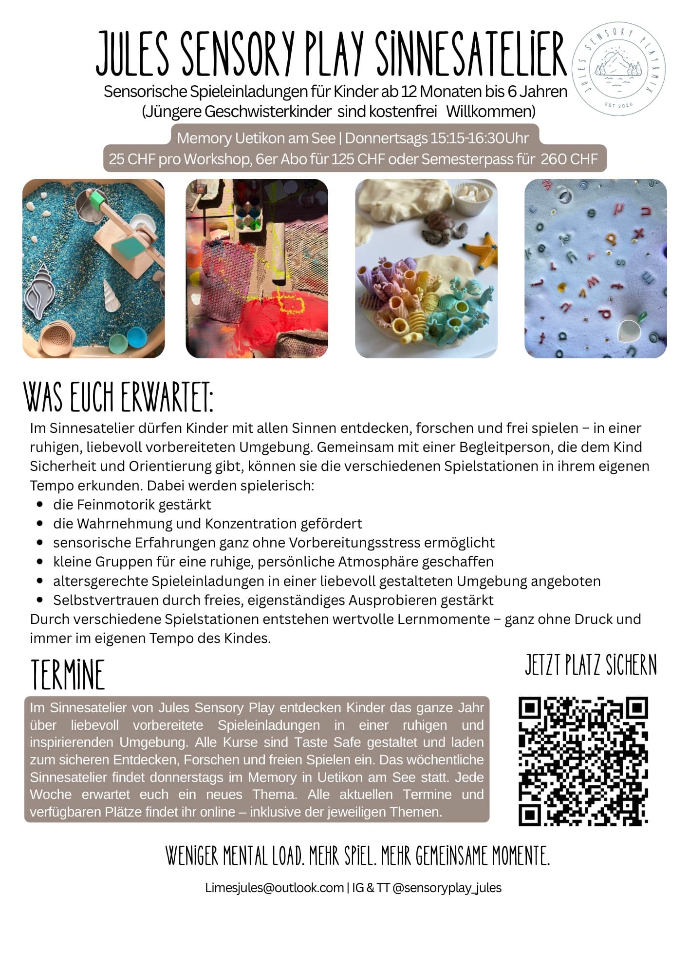 Sinnesatelier – Sensory Play für kleine Entdecker 🤎-0 - Event Image
