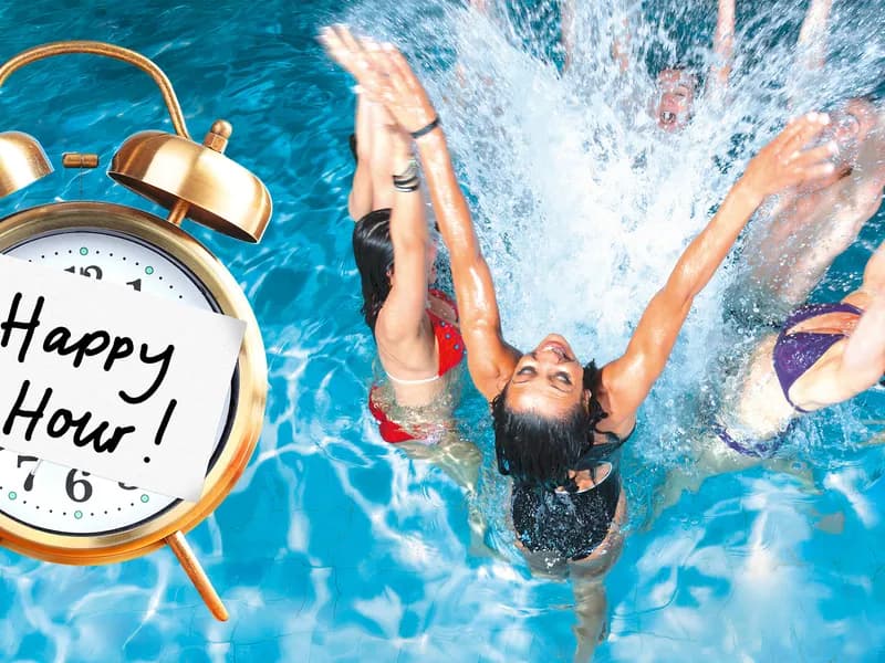 Dank der Happy Hour den ganzen Tag zum Preis von 2 Stunden geniessen-0 - Event Image