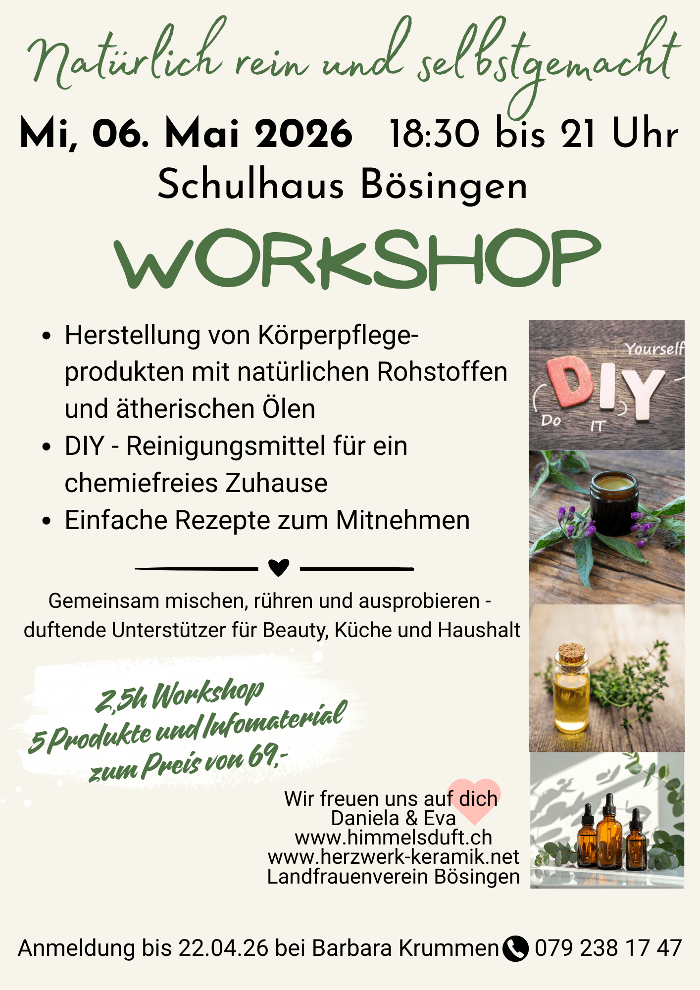 Workshop „natürlich & selbstgemacht“-0 - Event Image