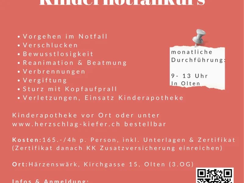 Kindernotfallkurs in Olten-0 - Event Image