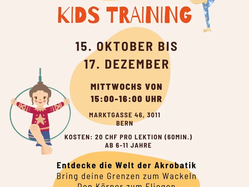 Kinder-Akrobatik Kurs für 6 bis 11 Jährige-0 - Event Image