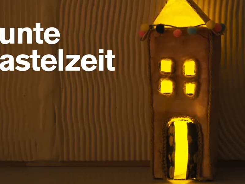 Bunte Bastelzeit: Laternenhäuschen basteln-0 - Event Image