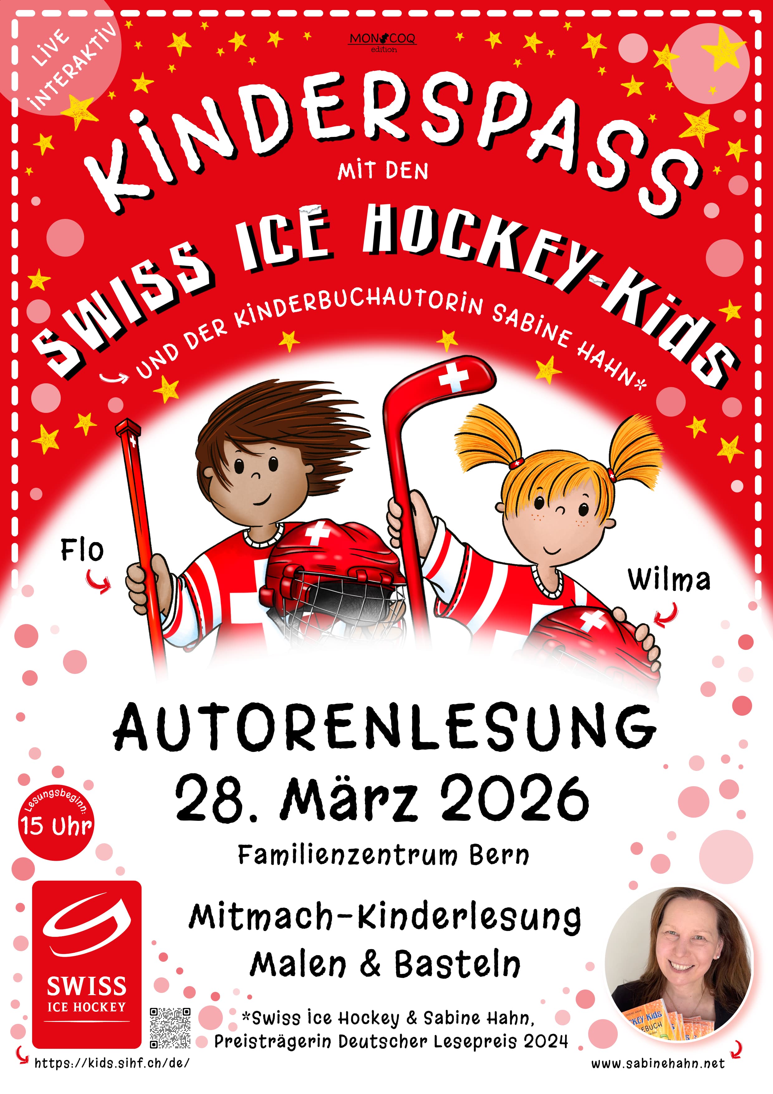 Autorenlesung: Kinderspass mit den Swiss Ice Hockey Kids-0 - Event Image