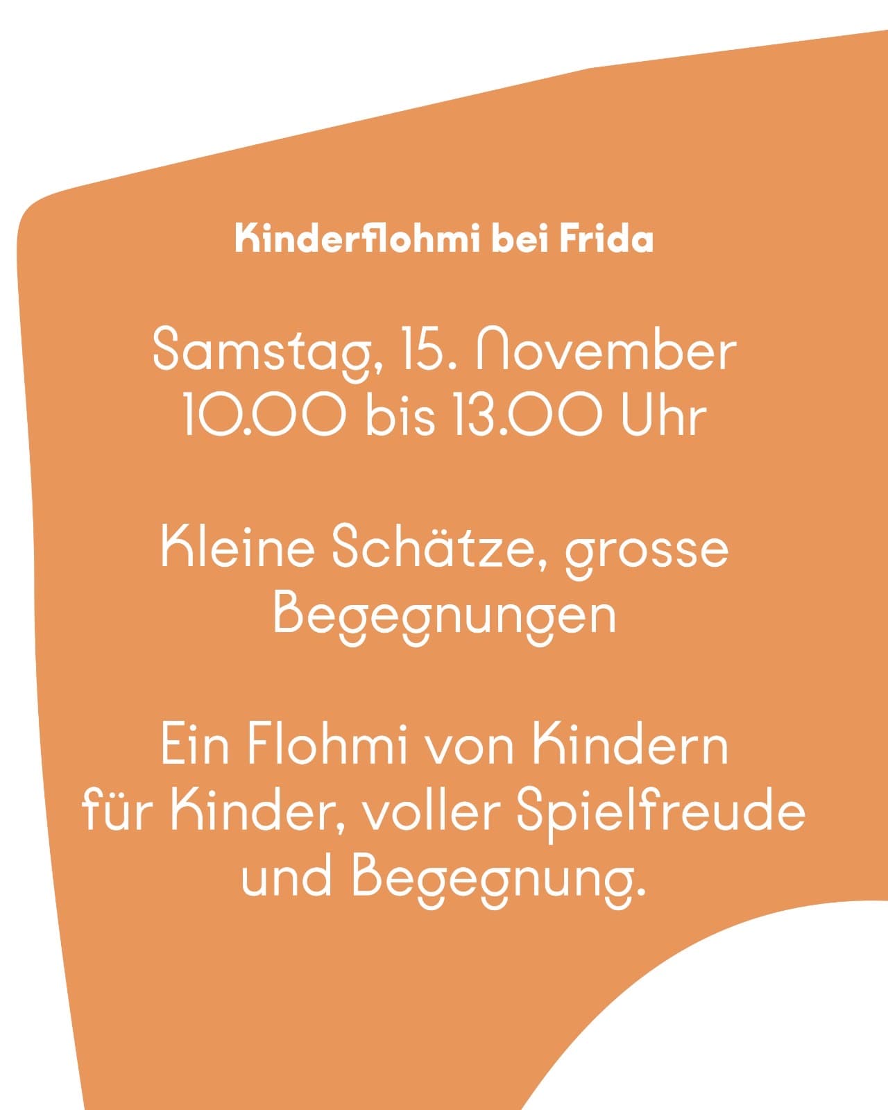 Kinderflomi bei Frida-1 - Event Image